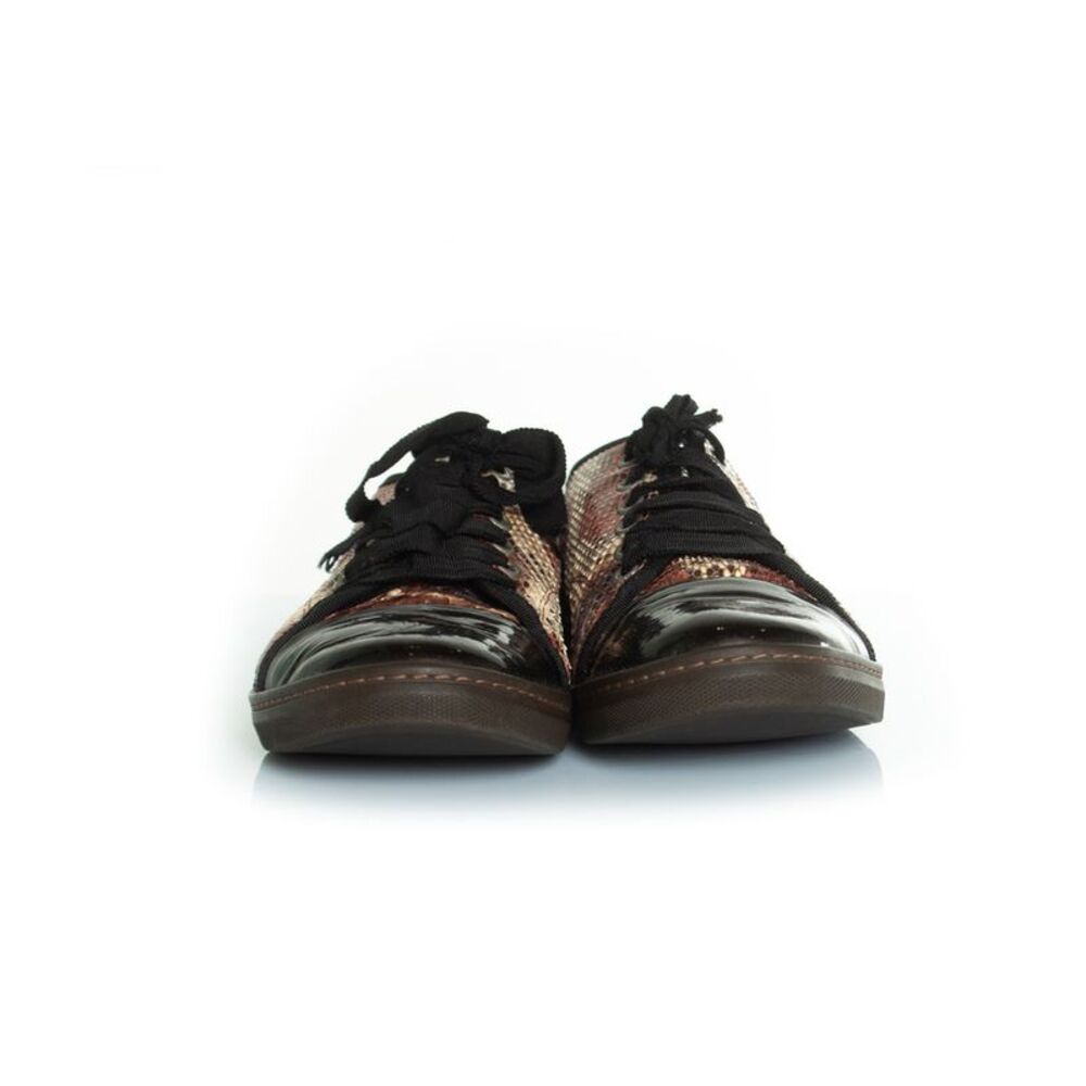 Lanvin Python Trainers With Patent Leather Toe - image 4